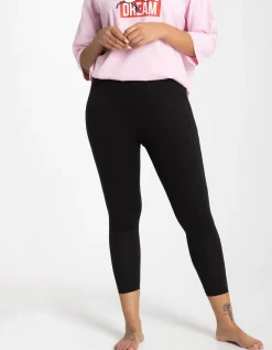 Legging - Elastische band - zwart