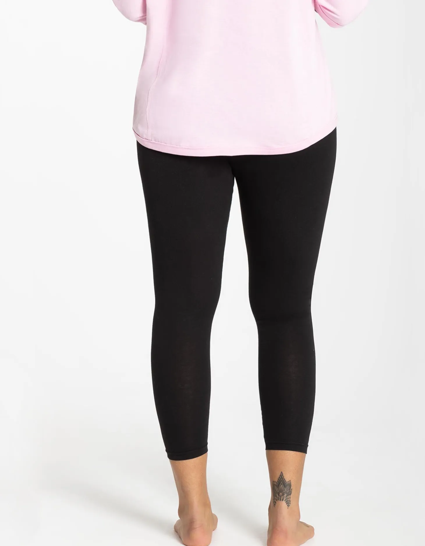 Legging - Elastische band - zwart