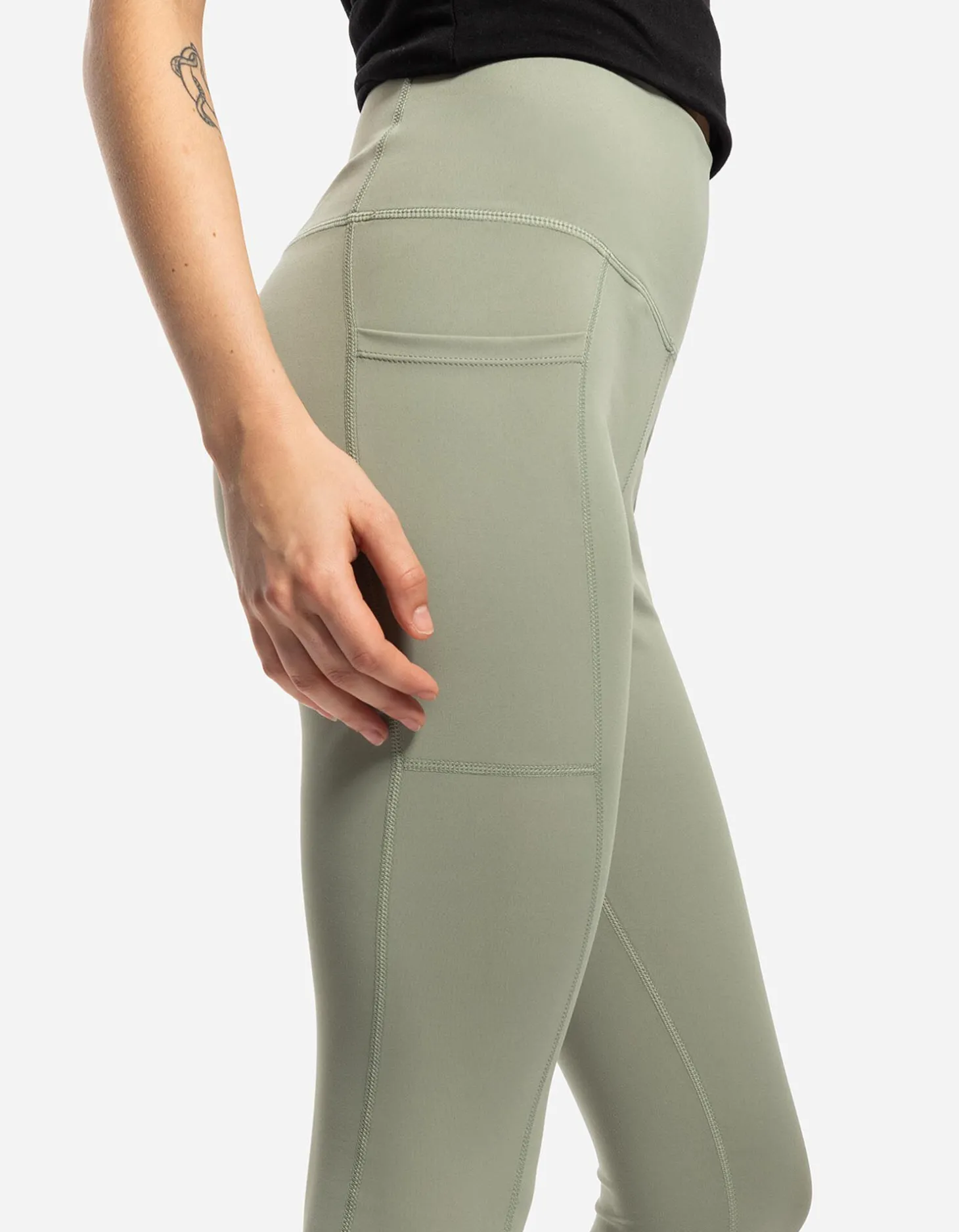 Legging - Lang - groen