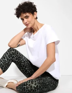 Legging - Luipaardprint - lichtgroen