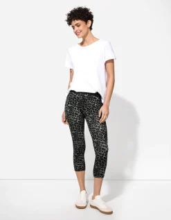 Legging - Luipaardprint - lichtgroen
