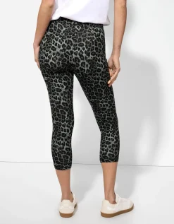 Legging - Luipaardprint - lichtgroen