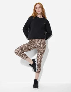 Legging - Luipaardprint - wit