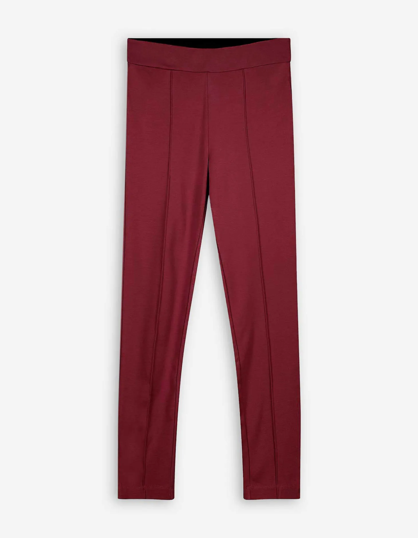 Legging - Plooi - donkerrood