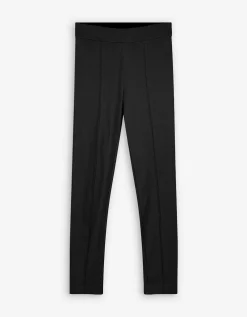 Legging - Plooi - zwart