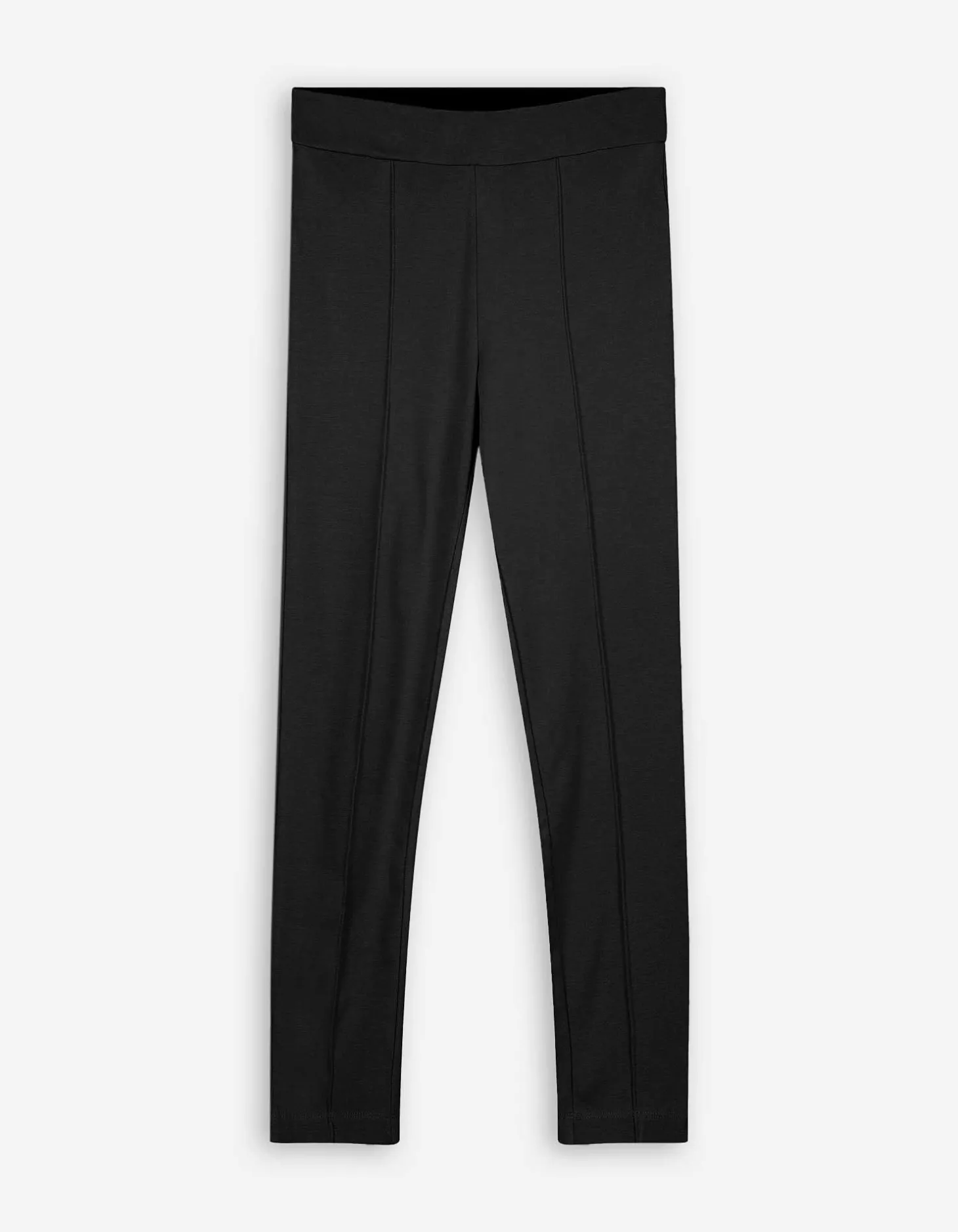 Legging - Plooi - zwart