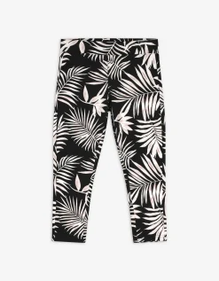 Legging - Print all-over - zwart