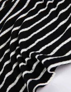 Longsleeve - Carmenhals - zwart