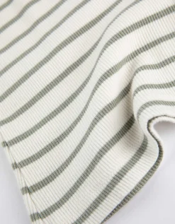 Longsleeve - Geribde structuur - wit