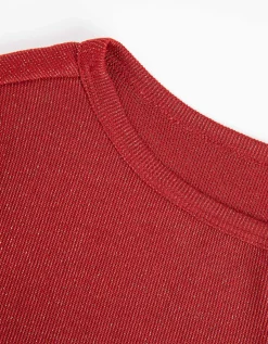 Longsleeve - Lurex - rood