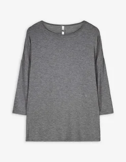 Longsleeve - 3/4-mouwen - donkergrijs