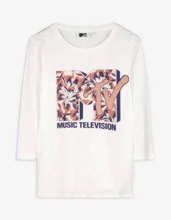 Longsleeve - MTV - wit