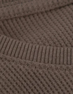 Longsleeve - Regular fit - lichtbruin