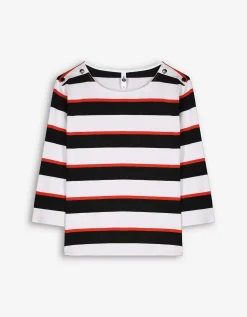 Longsleeve - Sierknopen - wit