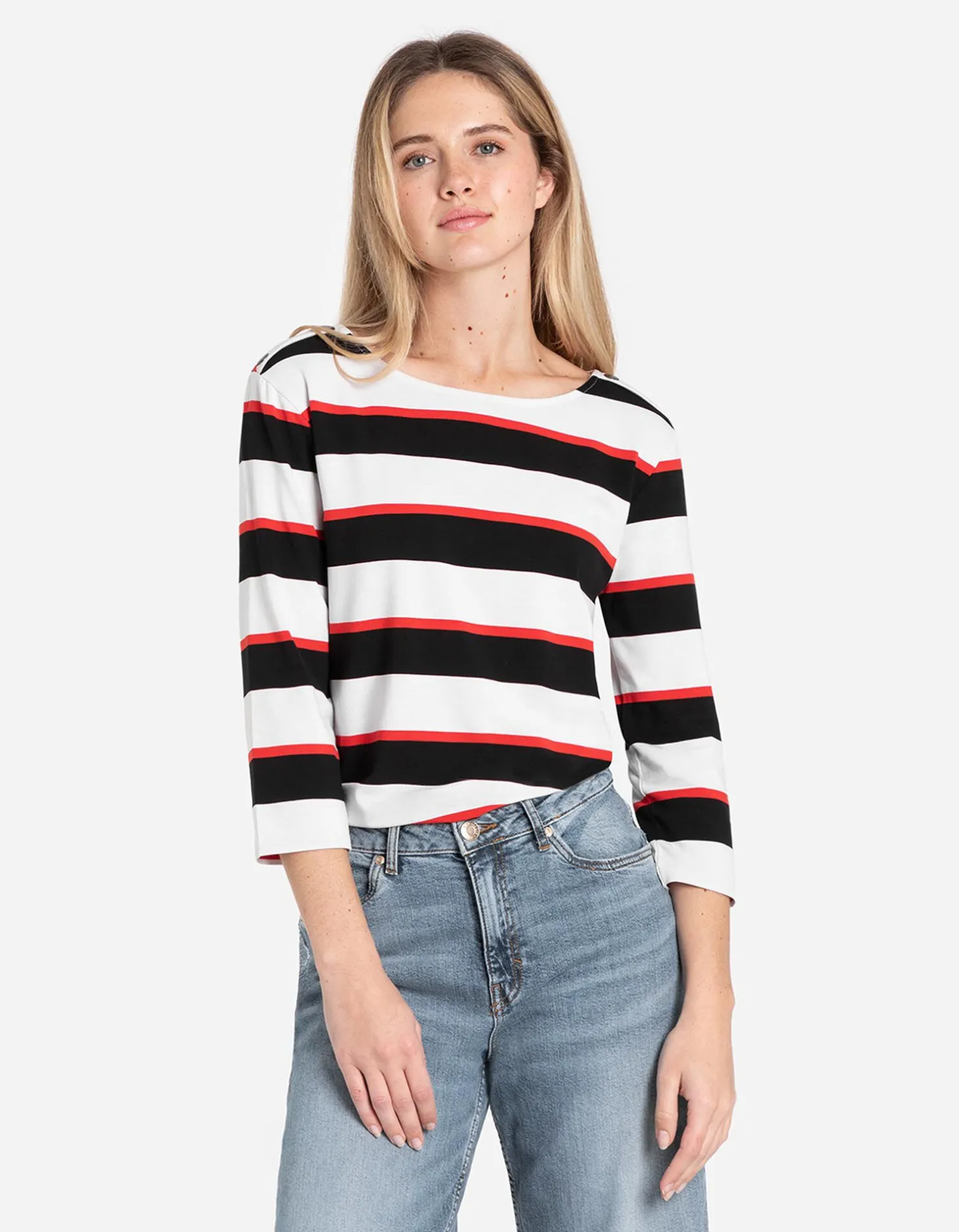 Longsleeve - Sierknopen - wit