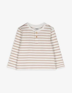 Longsleeve - Strepen - wit