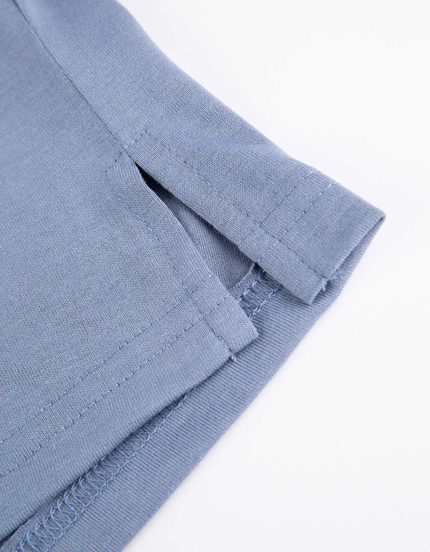 Longsleeve - Viscose - lichtblauw