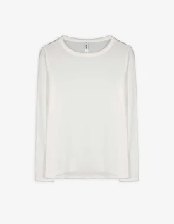 Longsleeve - Viscose - wit