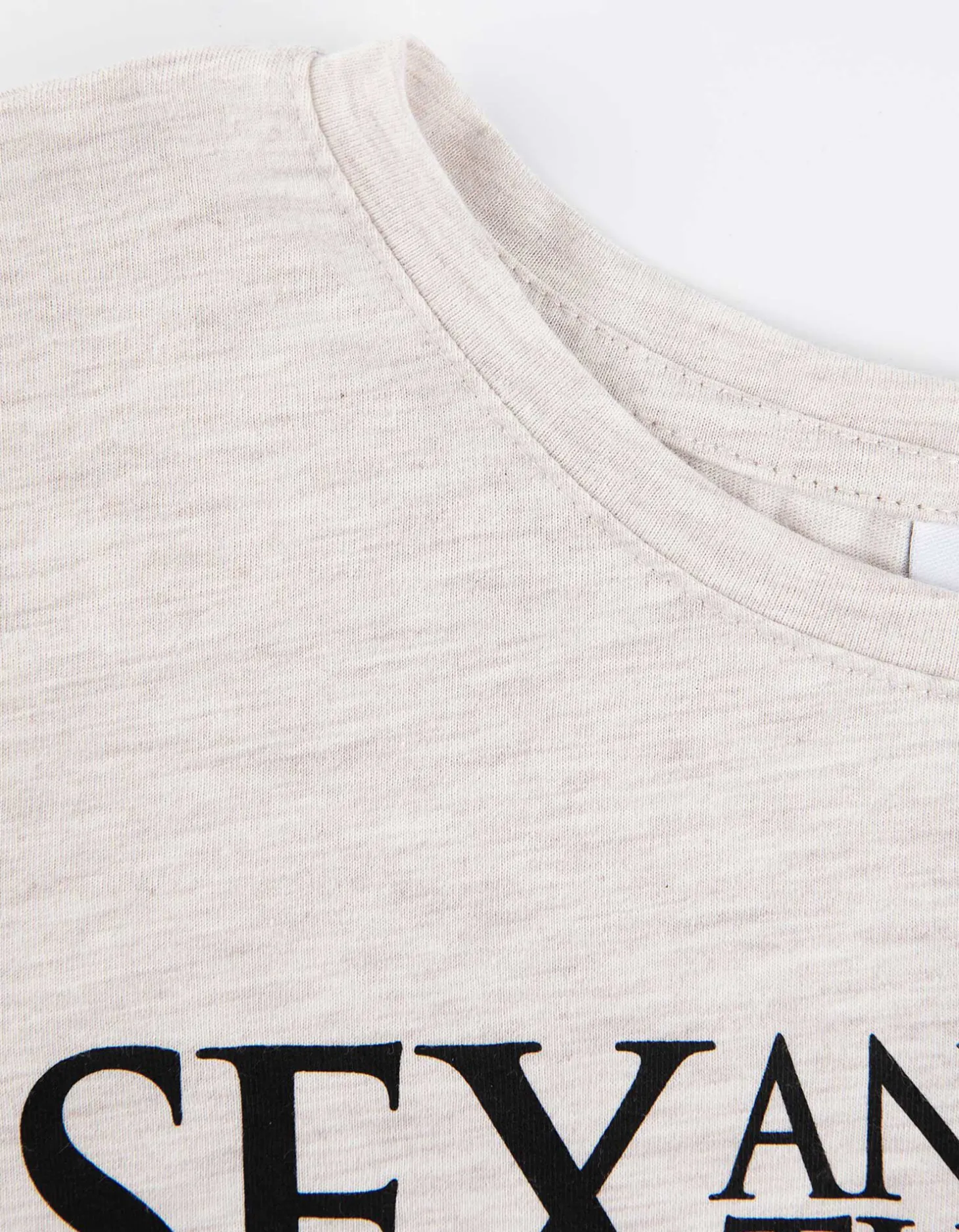 Longsleeve - Vooropdruk - beige