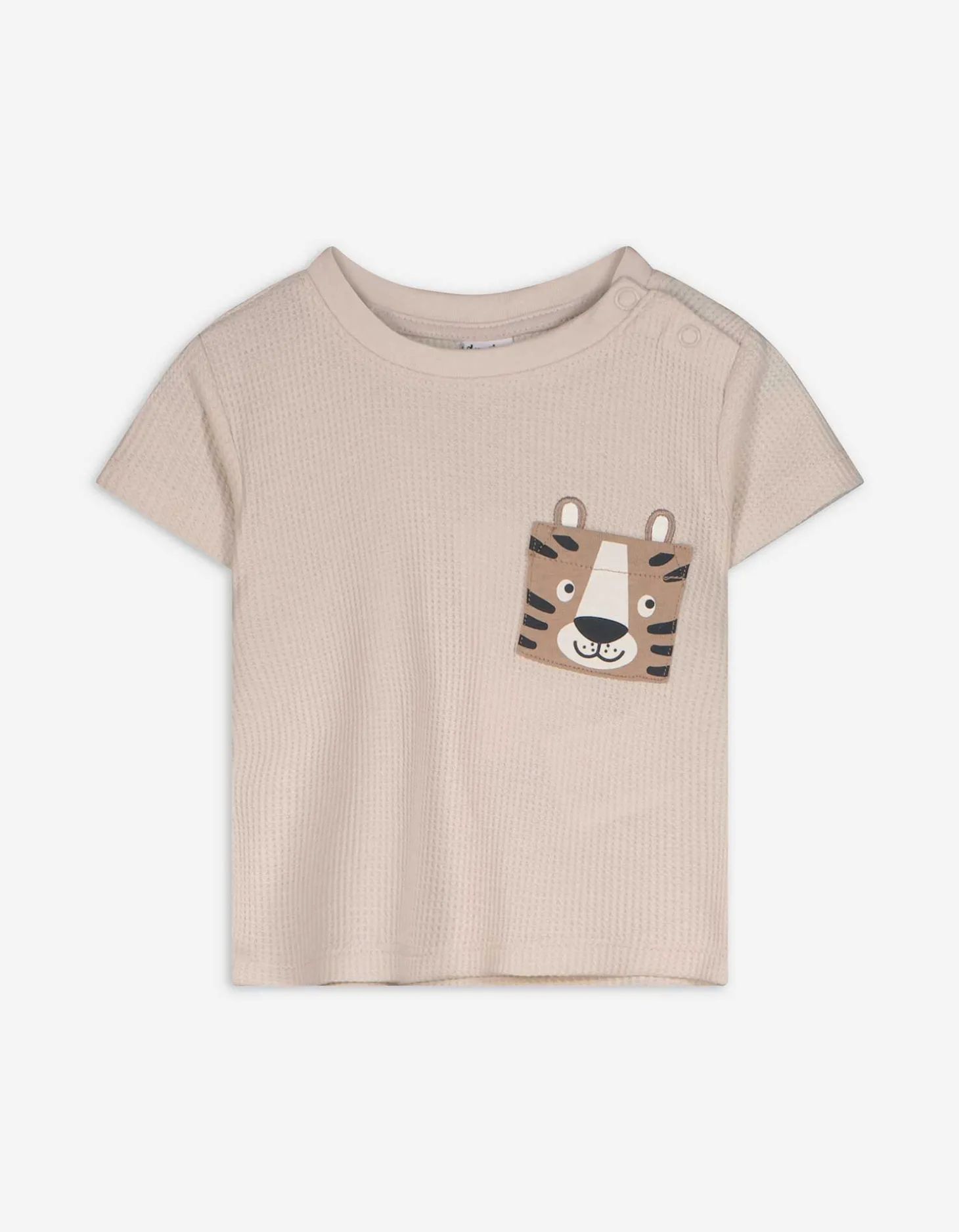 Longsleeve - Wafelstructuur - wit