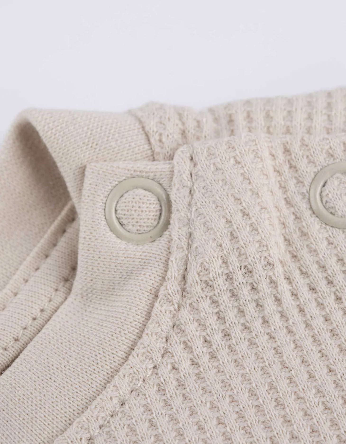 Longsleeve - Wafelstructuur - wit