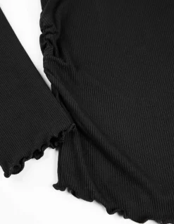 Longsleeve - Zwangerschapskleding - zwart