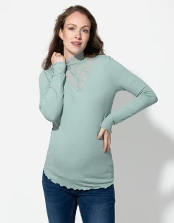 Longsleeve - Zwangerschapskleding - groen