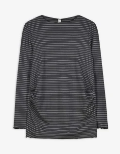 Longsleeve - Zwangerschapskleding - donkergrijs