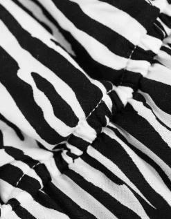 Maxi-jurk - Motief all-over - wit