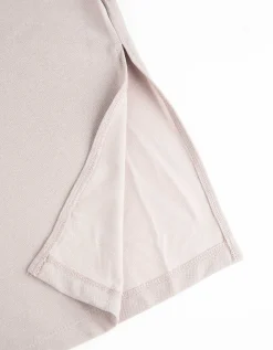 Midi-jurk - Lurex - beige