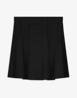 Minirok - Viscose - zwart
