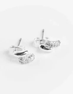 Oorbellen - Set van 4 - zilver