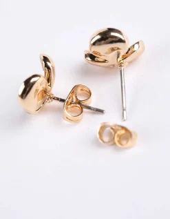 Oorbellen - Siersteentjes - goud