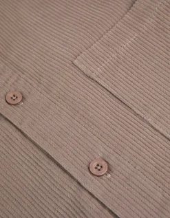 Overhemd - Corduroy - beige