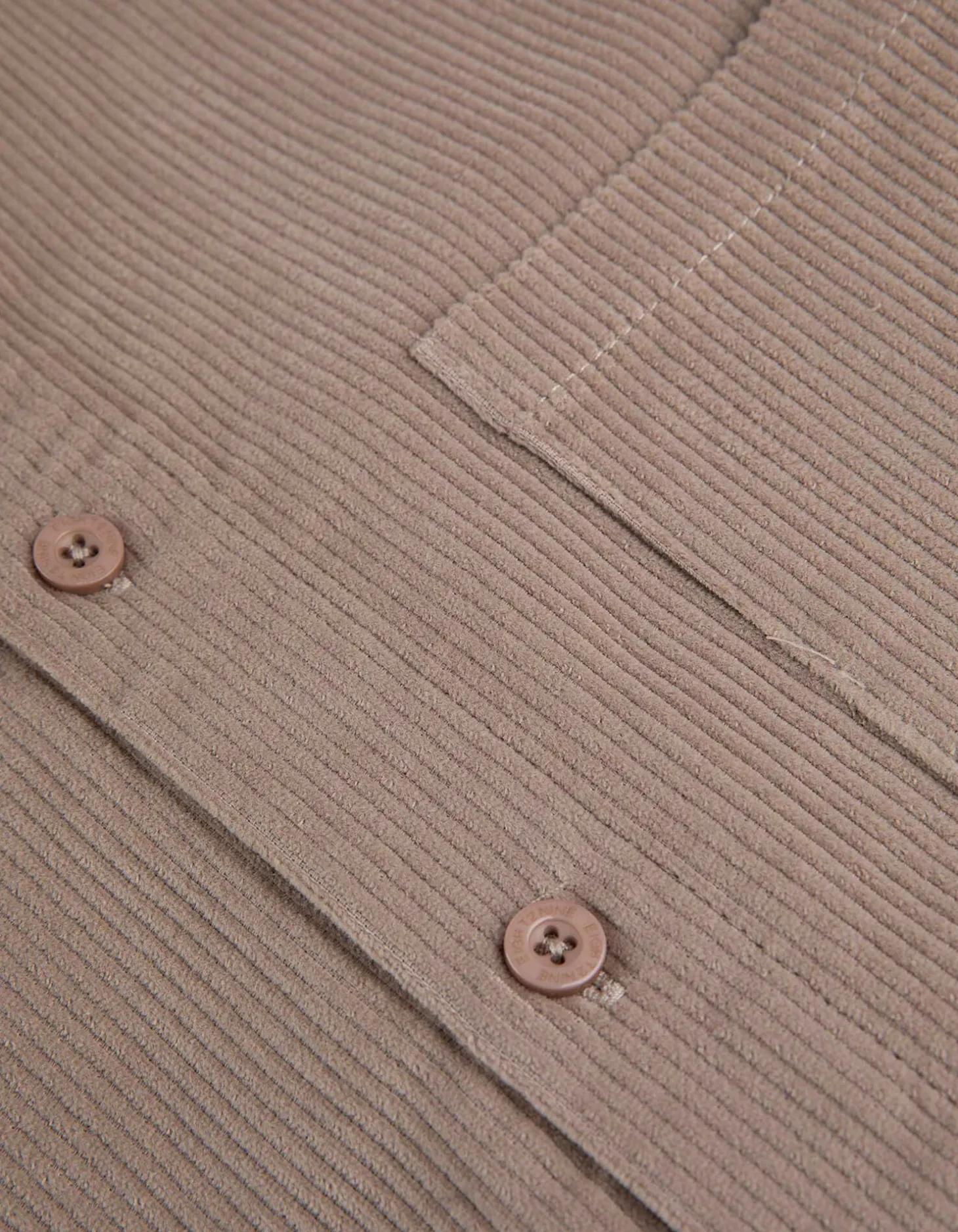 Overhemd - Corduroy - beige