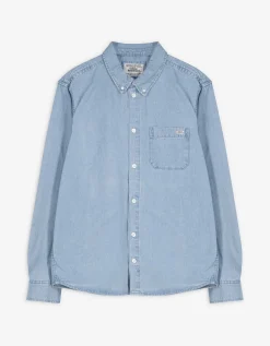 Overhemd - Denim - lichtblauw