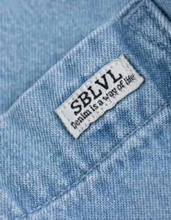 Overhemd - Denim - lichtblauw