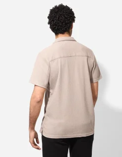 Overhemd - Effen - beige