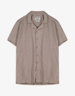 Overhemd - Effen - beige
