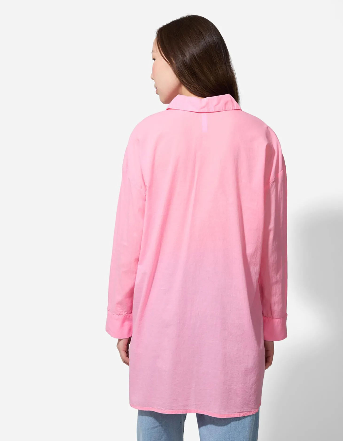 Overhemd - Effen - pink