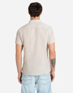 Overhemd - Linnen - beige