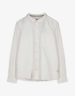 Overhemd - Linnenlook - wit