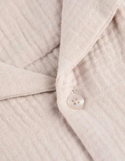 Overhemd - Mousseline - beige