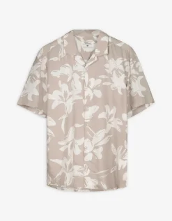 Overhemd - Print all-over - beige