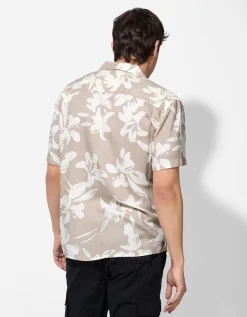 Overhemd - Print all-over - beige