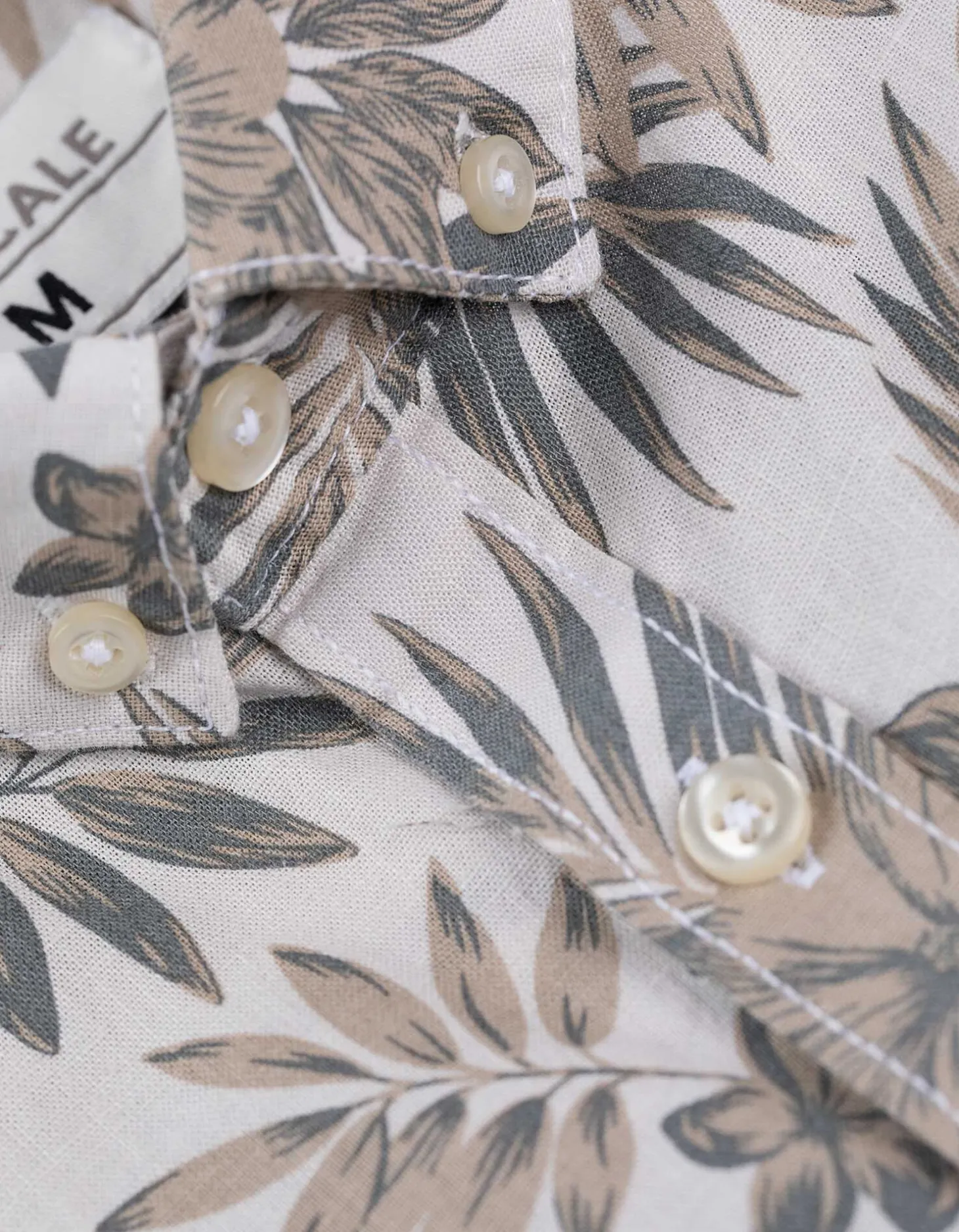 Overhemd - Print all-over - beige