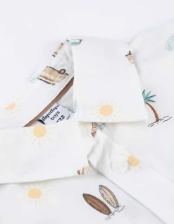 Overhemd - Print all-over - wit