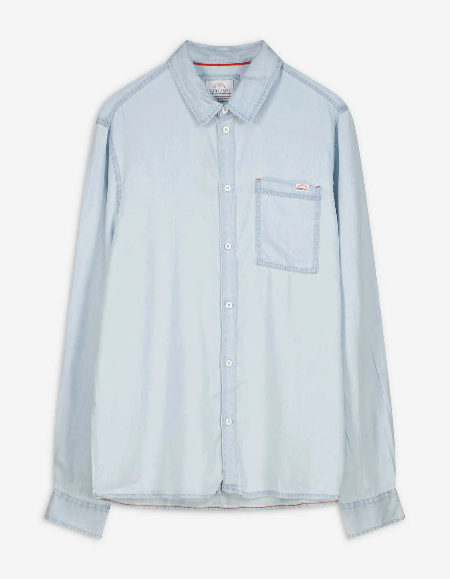 Overhemd - Regular fit - lichtblauw