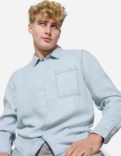 Overhemd - Regular fit - lichtblauw