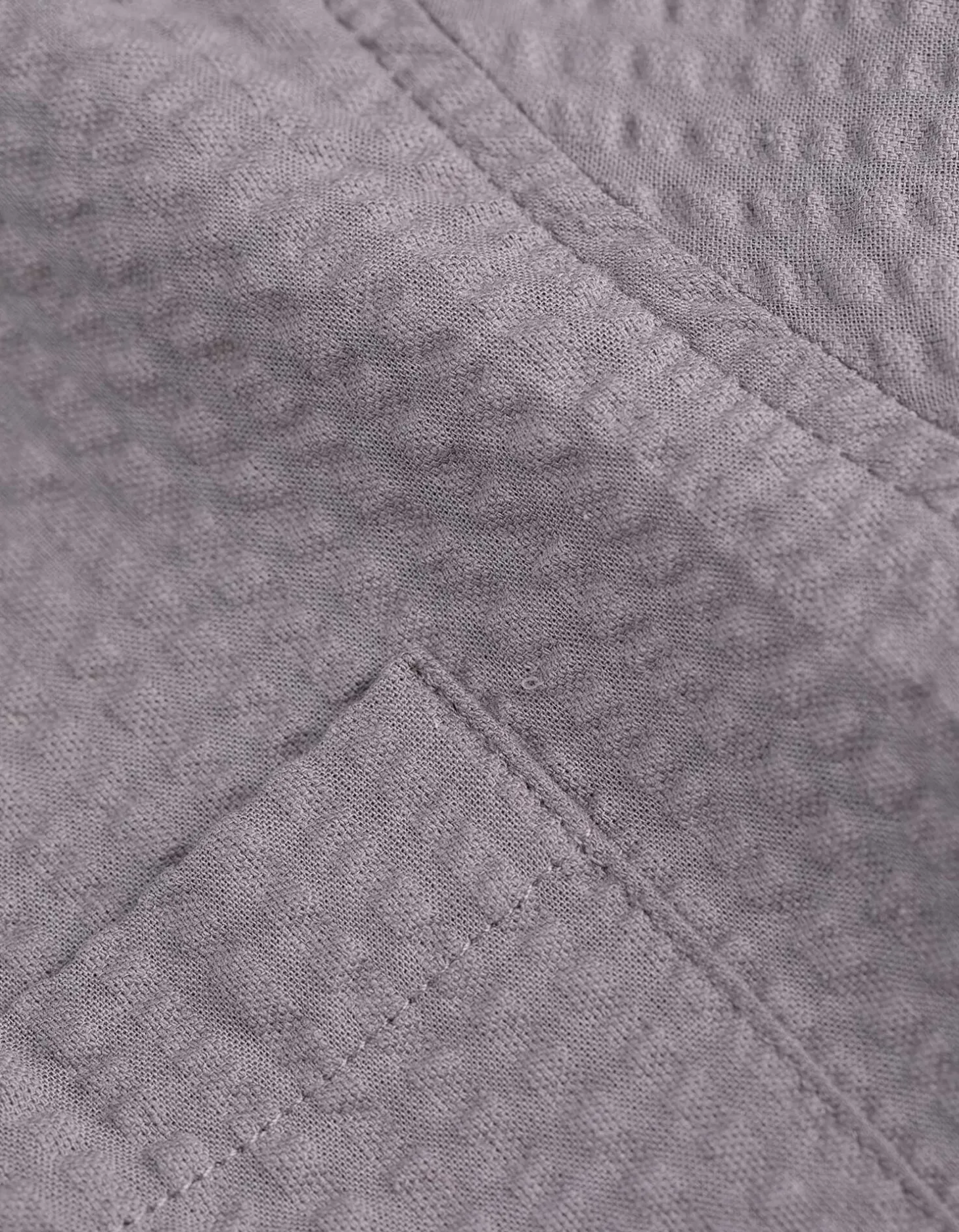 Overhemd - Seersucker - beige